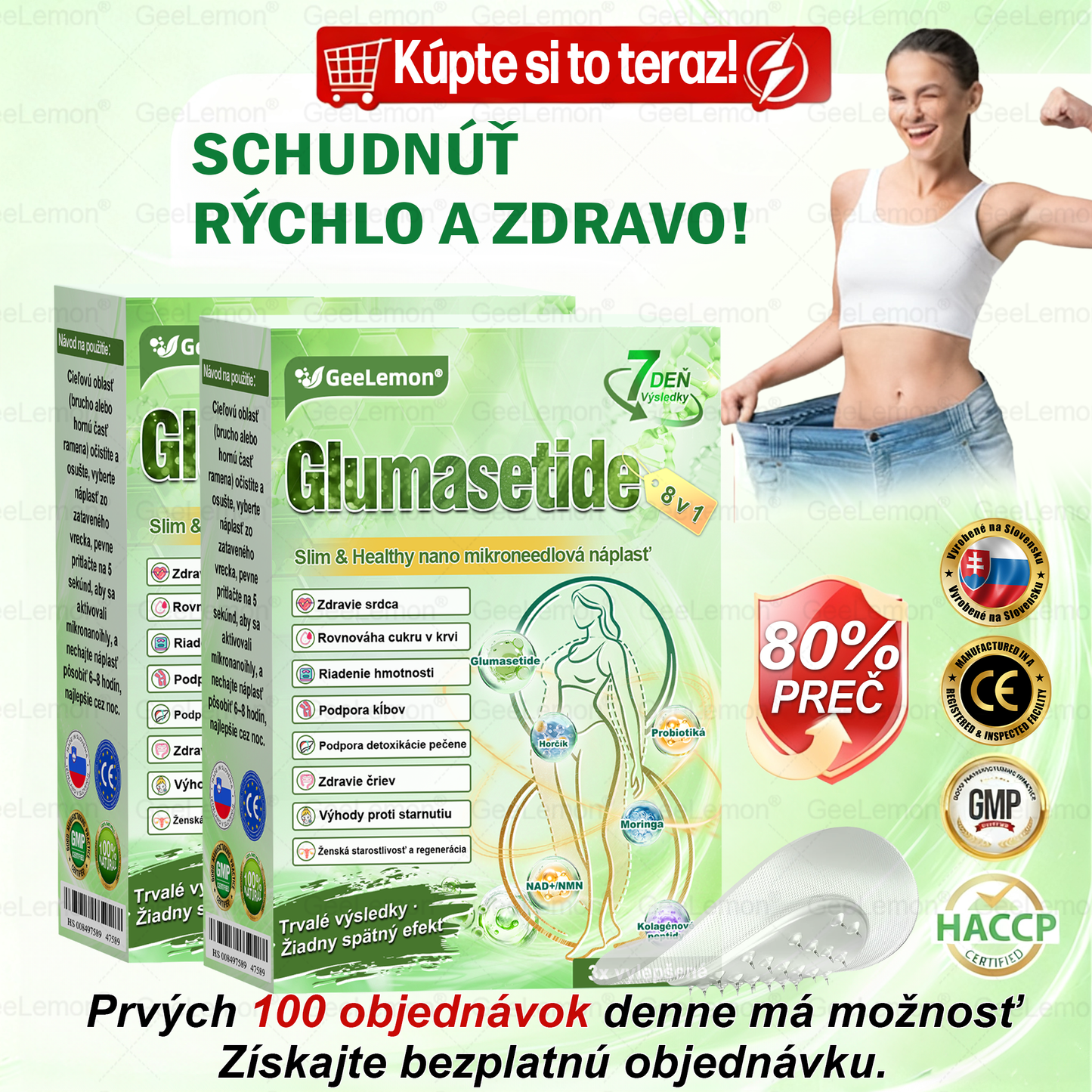 🔥Odporúčané UNB · 👩‍⚕️Oficiálny obchod Dr. Max | 🎁 𝐆𝐞𝑒𝐿𝑒𝐦𝐨𝐧® Glumasetide 8 v 1 Nano mikrotŕňový náplasť – Len raz denne ✅ Viditeľné zmeny za 7 dní na obezitu, ochabnutú pokožku a zdravie