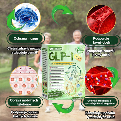 🌿BuildLeaf® GLP-1 8-v-1 Fit & Vital Perorálny Roztok (Len raz denne, viditeľné zmeny už za 7 dní) Pre obezitu, kardiovaskulárne ochorenia, cukrovku, spánkové apnoe, zdravie čriev, problémy s kĺbmi a ďalšie