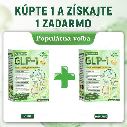 🌿BuildLeaf® GLP-1 8-v-1 Fit & Vital Perorálny Roztok (Len raz denne, viditeľné zmeny už za 7 dní) Pre obezitu, kardiovaskulárne ochorenia, cukrovku, spánkové apnoe, zdravie čriev, problémy s kĺbmi a ďalšie