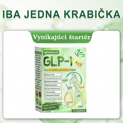 🌿BuildLeaf® GLP-1 8-v-1 Fit & Vital Perorálny Roztok (Len raz denne, viditeľné zmeny už za 7 dní) Pre obezitu, kardiovaskulárne ochorenia, cukrovku, spánkové apnoe, zdravie čriev, problémy s kĺbmi a ďalšie